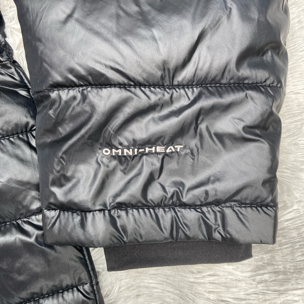 Columbia Women's Hooded Packable Puffer Jacket in Charcoal - Picture 3 of 12